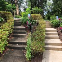 stairs before and after